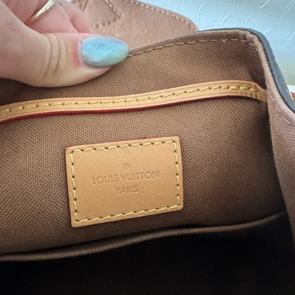 Montsouris NM Backpack Monogram Canvas with Leather BB - Picture 6 of 8